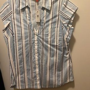 Guess striped top , XL